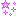 Purple pixel art of sparkles and stars