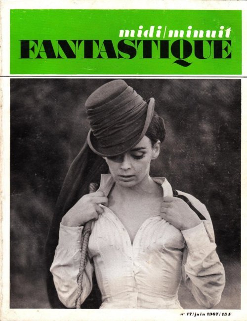 felineillusion:Horror icon Barbara Steele on the cover of French film magazine Midi Minuit Fantastiq