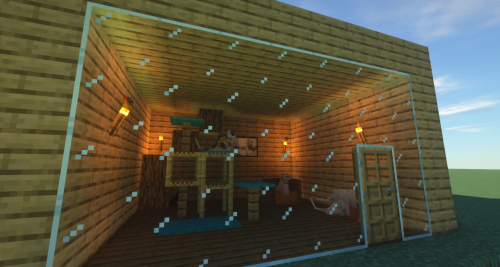 sanctuarycraft:Awhile ago i made a parrot enclosure. here’s one for cats, including a cat tree/scrat