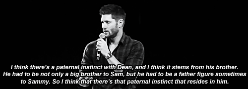 protectmybrother:  DEAN APPRECIATION WEEKSunday ~ A set dedicated to Dean: I guess it’s Father’s Day. 