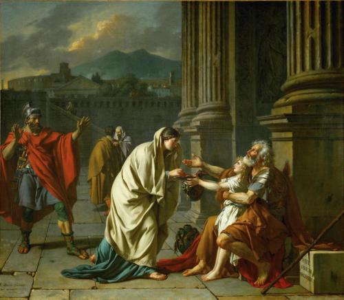 Belisarius Receiving Alms by Jacques-Louis David1781oil on canvasPalais des Beaux Arts de Lille