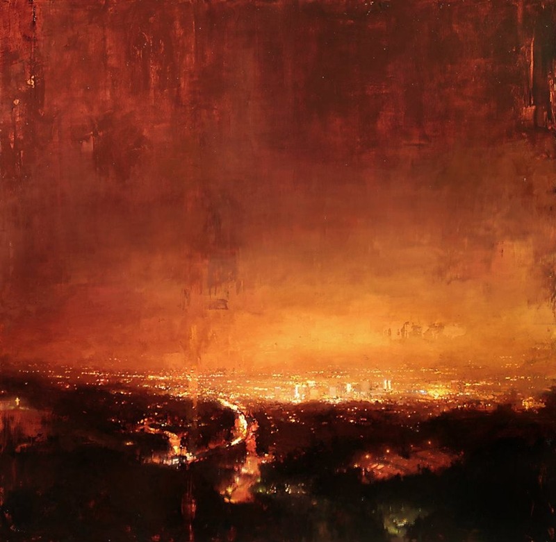 crossconnectmag:  Paintings by Jeremy MannSan Francisco-based artist Jeremy Mann (born