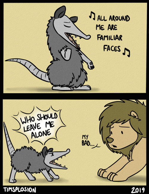 opossummypossum: timsplosion: “I find it kinda funny, I find it kinda sad, but if you stay up 