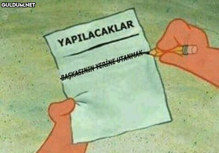 YAPILACAKLAR BAŞKASININ...