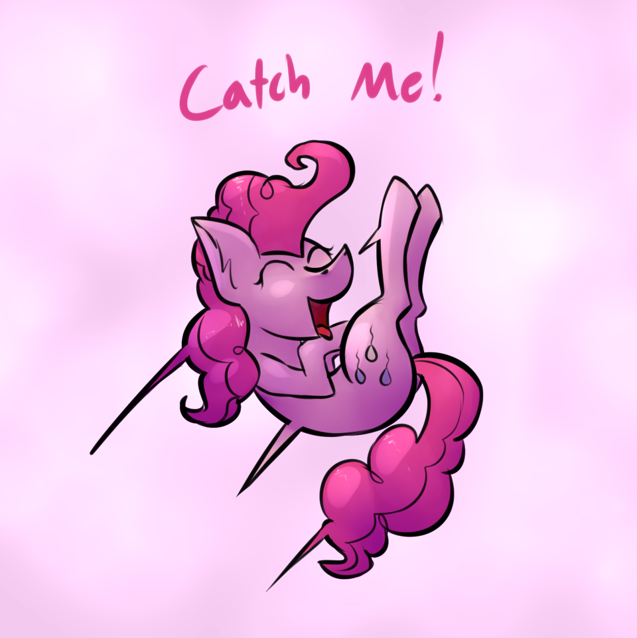 marsminer-venusspring:Pinkie Pie! I just felt like drawing it.x3 Silly Panka~ 