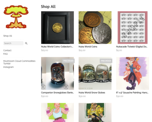 mushroomcloudcommodities:I’ve updated the shop! Swing by and take a look  Snow Globe Roun