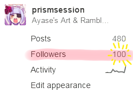 prismsession:  YOOOOOOOOOOOO Well this is a pleasant surprise I never realized I had this many followers until I checked :D Thank you everyone for putting me and my ramblings/doodles onto your dash >u< So to mark the occasion, who wants to do an