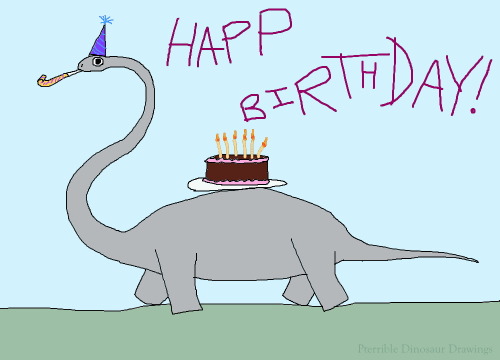 birthday dinosaur for friend!