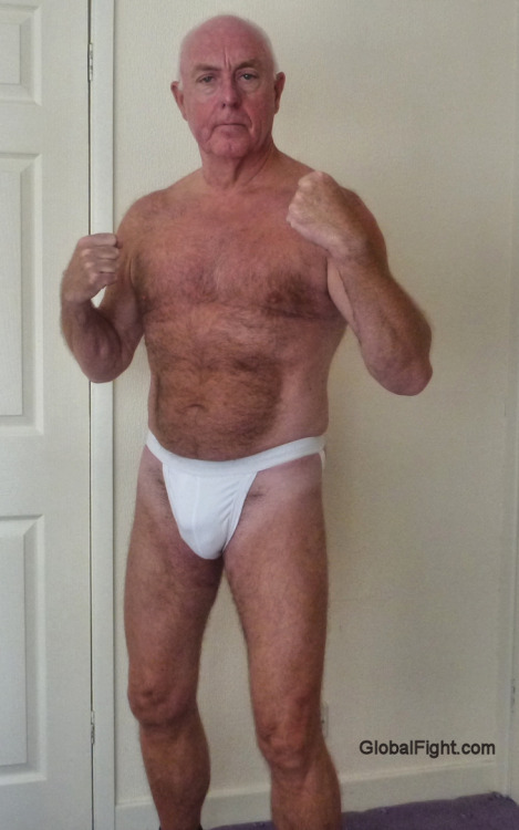 einheri:  wrestlerswrestlingphotos:  silverdads ready to fight competition  More hot daddies on http://einheri.tumblr.com