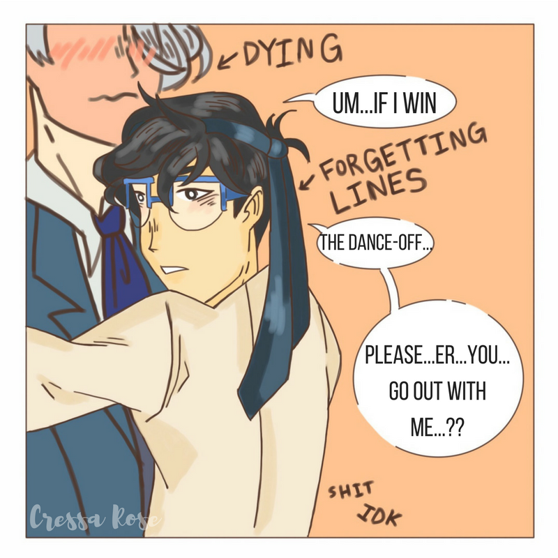 yoitv:  Yuuri: I think we’ve all accidentally asked out someone before in our life.Viktor: