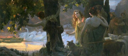 La lyre immortelle.(légende d'Orphée).Oil on Canvas.192 x 355 cm (75.6 x 139.75 in.)Musée des Beaux-