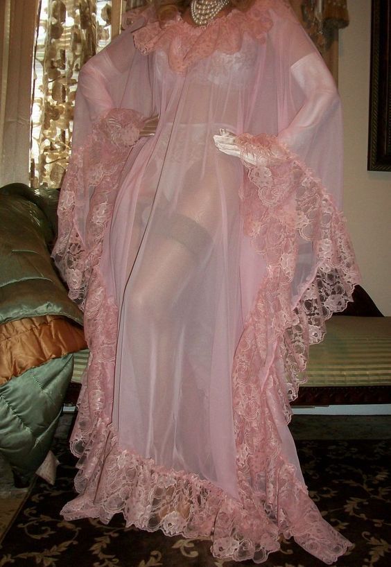crossdressednephew:  Thank you Aunty my new lingerie is so sheer! Yes son; I can