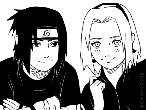 eunsangmo:  I had to do it… >.< I don’t remember when was the last time when I drew genin SasuSaku (and in that time I probably couldn’t do it in style of Kishimoto-sensei), but this photo… GOD! I LOVE IT! Ryuji’s expression is so Uchiha