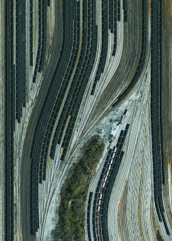 dailyoverview:  Train cars filled with coal