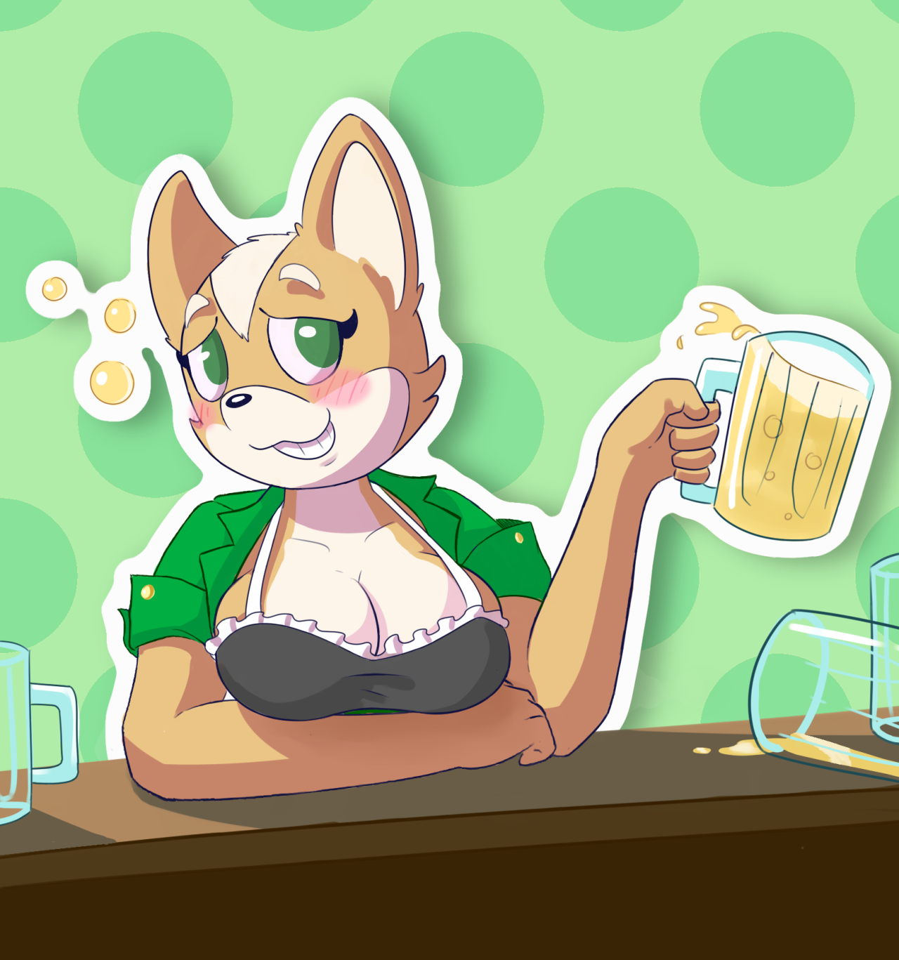 acstlu:  made a pic just in time for St. Patrick’s Day.  Would have rather finished