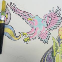 Cotton Candy Bird, Cotton Candy Everything! Ka-Kawww!! #Ink #Birds #Flash #Drawing