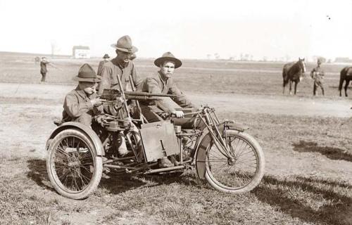 US machine gun motorcycle, World War I