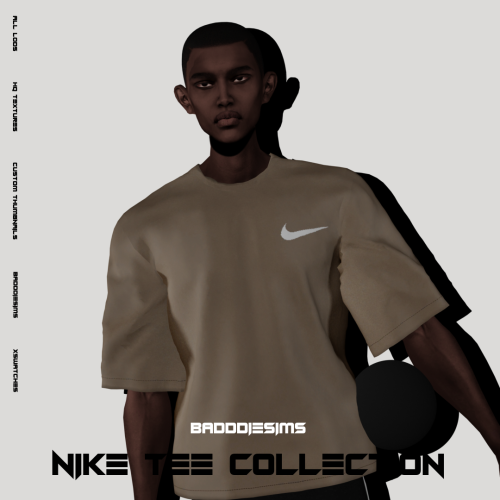 BADDDIESIMS NIKE TEE COLLECTION [ EARLY ACCESS ]Custom Thumbnails High/Medium Poly HQ Textures T.O.U