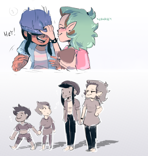 noxymlp: Drawing some doodles of them again :’D i have a lot of stuff rn but still at leas thi