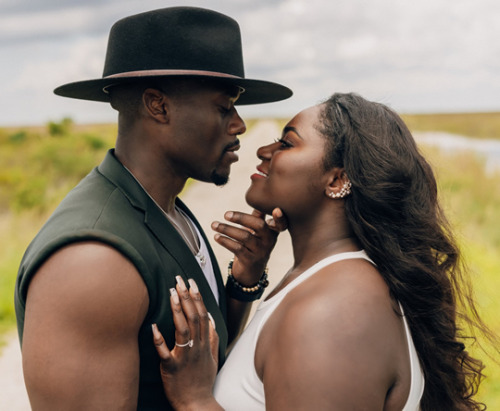 accras:Danielle Brooks and fiancé Dennis Gelin  - Engagement series 