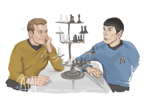 “Have I ever mentioned you play a very irritating game of chess, Mr. Spock?”