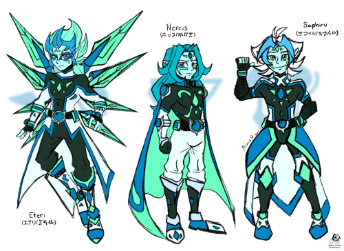 Character concepts for Astral Warrior.