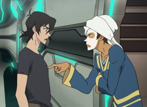 voltronturd: I live for Keith’s expressions when he’s being told off by Lance