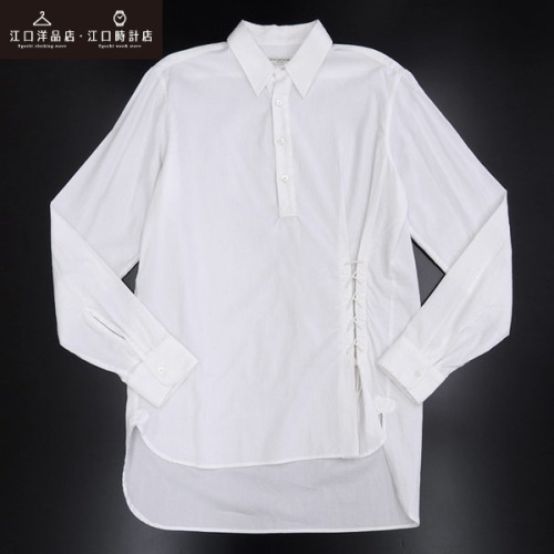 lacollectionneuse:【中古】美品[ドリスヴァンノッテン] プルオーバーシャツ サイドステッチpopover shirt with laced detail • dries v