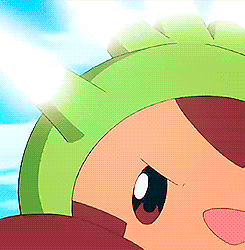 bakutaro:ChespinThe Grass-type Pokémon Chespin has a tough shell covering its head and back. Despite