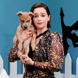 rubyredwisp:Emilia Clarke | The Mother of Dragons Puppies (x)