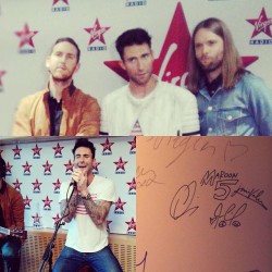 maroonersinnerm5:  Virgin radio Paris #maroon5