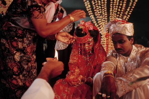 unearthedviews:  TRINIDAD AND TOBAGO. 1993. Indian wedding. © David Alan Harvey/Magnum Pho