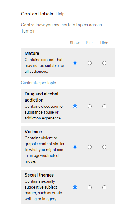 I Am Begging Y'all; Please Use These Settings If You're Tired Of Seeing Smut And NSFW Content. It's Not