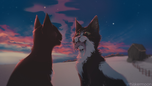 warriorsadvent: Merry Christmas and happy holidays! Artist: Whiskermoon Ravenpaw Look who actually d