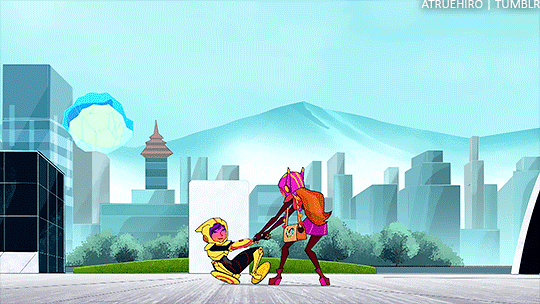 atruehiro: #honey lemon saving her girlfriend