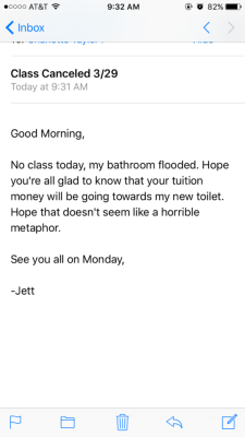 gutter-girl-100:To all of my young followers: this is what an email from a college professor looks like