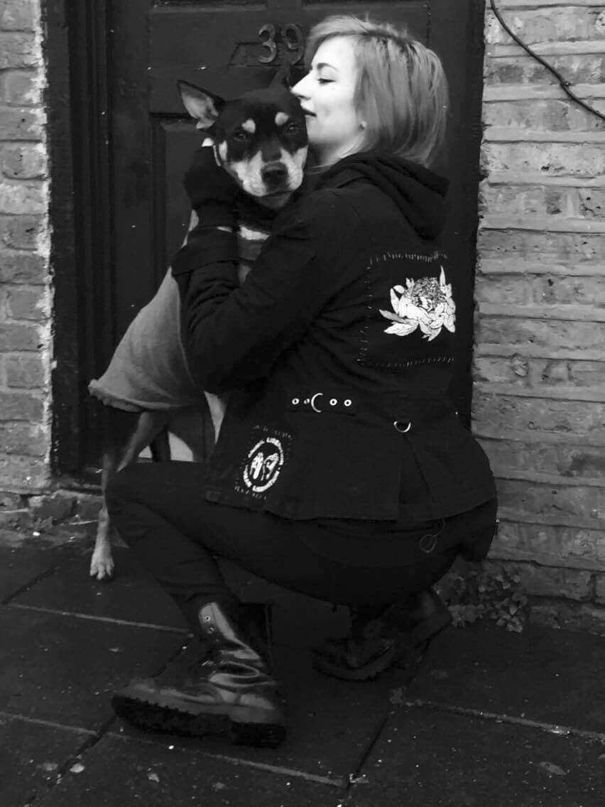 folkpunkdreamboat:Punks with Pups 💕 Photo credit @necro-nymph