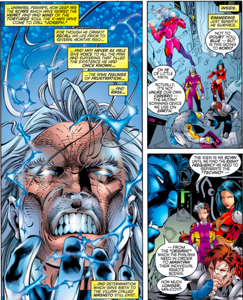 Uncanny X-Men #344, May 1997Writer: Scott Lobdell. Penciler: Melvin Rubi. Inkers: Joe Weems, Scott H