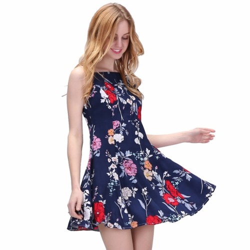 fashionnoteme:Bohemia Vintage Floral Short Dress - bit.ly/2o1RiWR