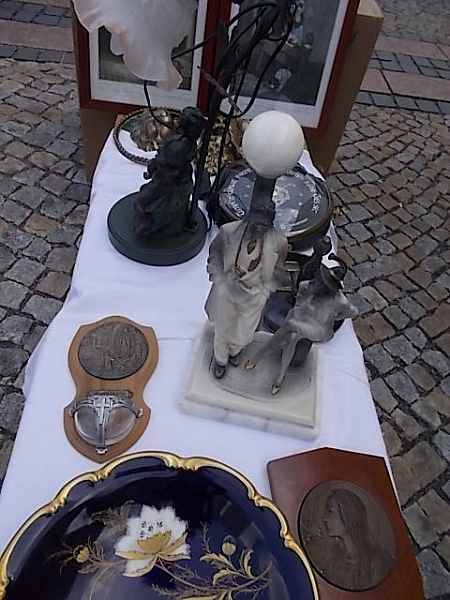 Flea market stuff - merchandise of old date - Wroclaw, Poland.