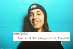 keepinhappiness:  Vic Fuentes + Popular Text