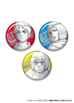 snkmerchandise:   News: WIT Studio Key Animation Merchandise (Part 1 | Part 2) Original Release Date: July 2017Retail Price: 400 Yen each (Clear files); 1,852 Yen per 6-Can Badge Set WIT Studio will be releasing new merchandise featuring original key