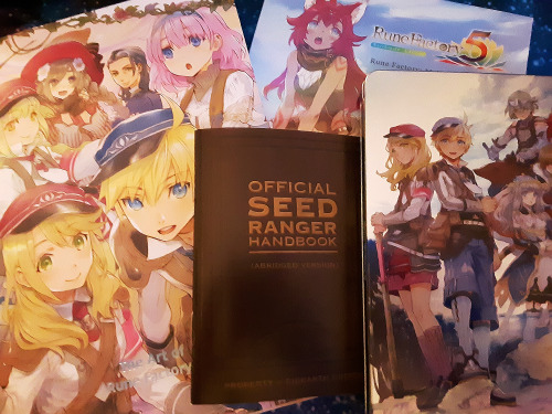 Here’s the stuff in my Rune Factory 5 Earthmate Edition! ♥