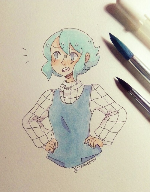 Look at this watercolor painting of Cass! It&rsquo;s so adorable. We love that you love her so m