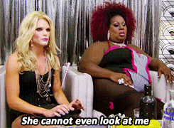 mc775:  When a bitch can’t even look at you and your friend is living for it  