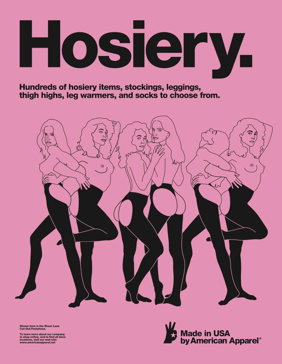americanapparel:  Hosiery by American Apparel. 