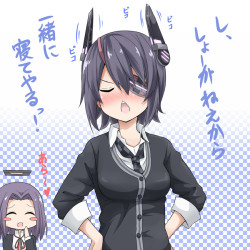 tatsuta and tenryuu (kantai collection) drawn by ukami - Danbooru