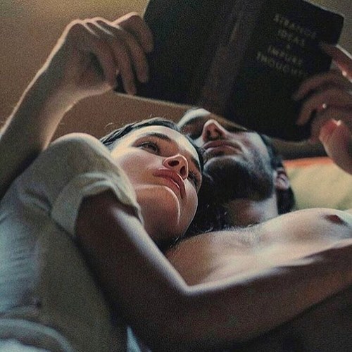 thewhitenotebook: “As he read, I fell in love the way you fall asleep: slowly, and then all at