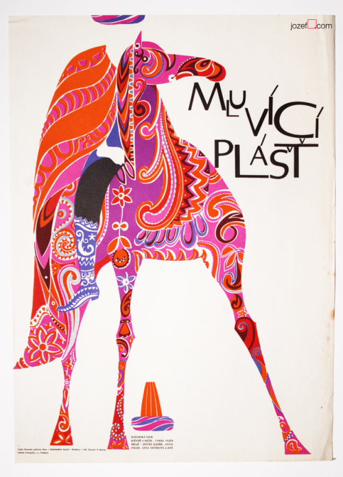 Talking Caftan (1969). Czech poster by Rudolf Altrichter.