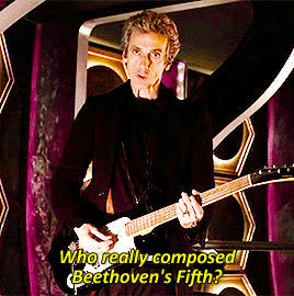 copyofclara:The twelfth Doctor breaking the fourth wall. 